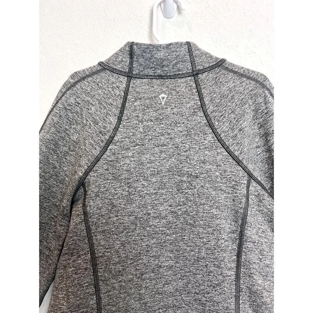Ivivva by Lululemon Full Zip Jacket In Heathered Gray Size 14